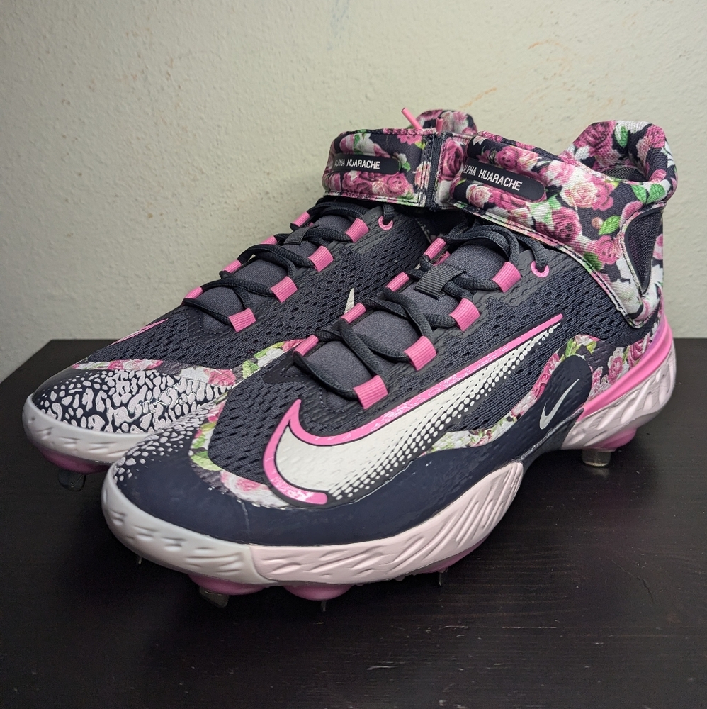 Nike Alpha Huarache Elite 4 Mid Mother's Day Flowers Mens Sizes FD5517-002